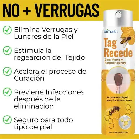 🐝 TAG RECEDE – ¡Dile Adiós a Verrugas, Lunares y Manchas en Pocos Días!
