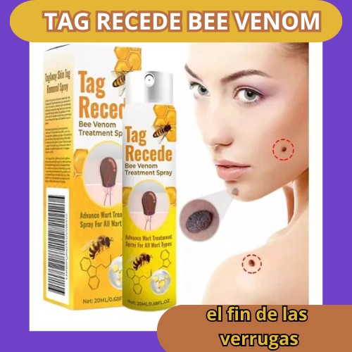 🐝 TAG RECEDE – ¡Dile Adiós a Verrugas, Lunares y Manchas en Pocos Días!