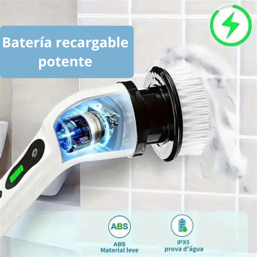 🧽Excelente Cepillo Elétrico Multifuncional 9 en 1💪✨